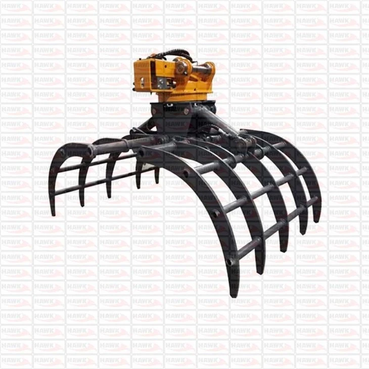 Forestry Machinery Grass Grapple Attachment